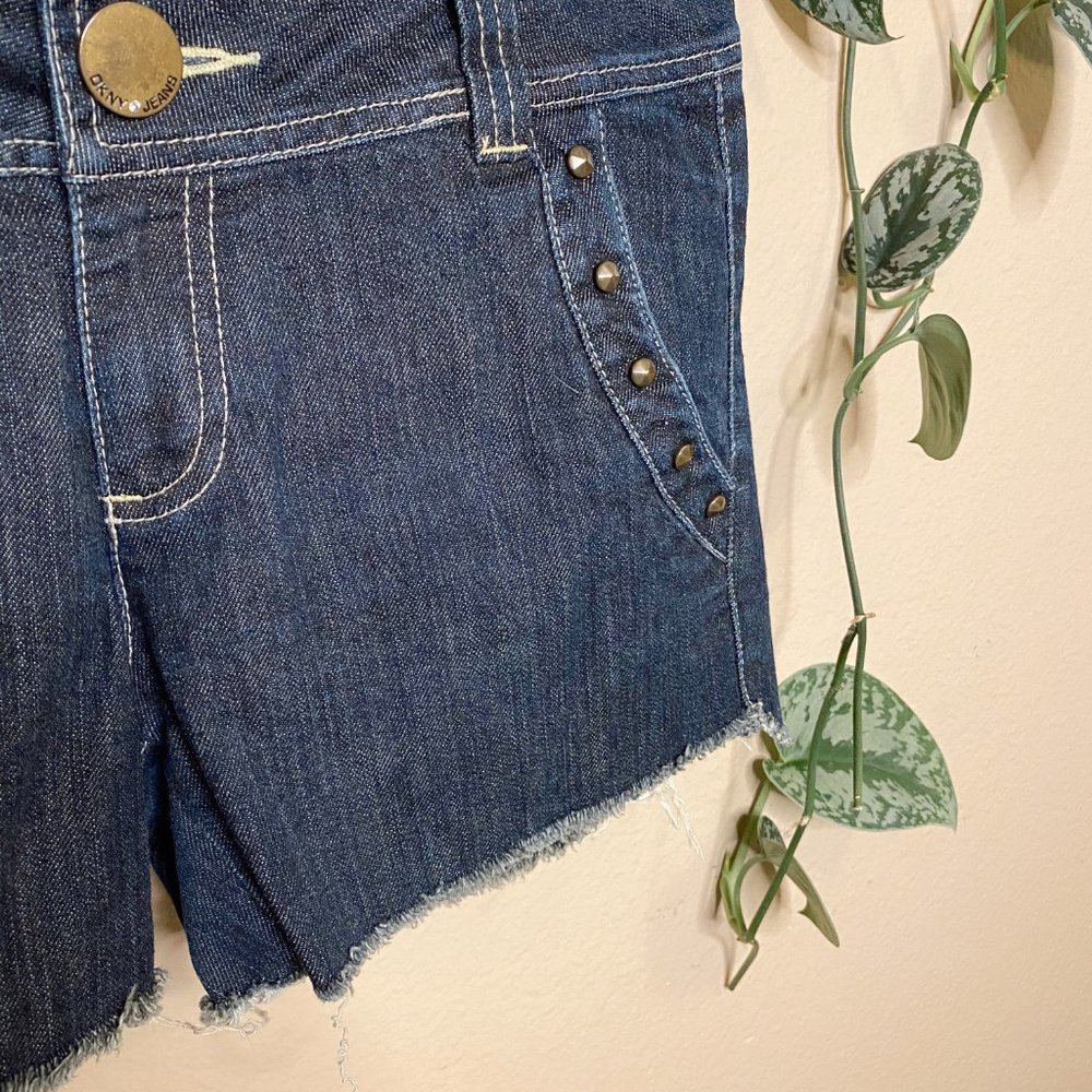 🌿DKNY Studded Denim Shorts🌿 - Picture 2 of 6